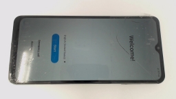 Samsung Galaxy A12 SM-A125U Cellphone (Black 32GB) T-Mobile CRACKED GLAS