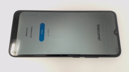 Samsung Galaxy A02S SM-S124DL (Black 32GB) Tracfone BADLY SCRATCHED GLAS
