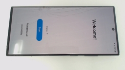 Samsung Galaxy S23 Ultra SM-S918U (Black 256GB) T-Mobile CRACKED GLAS/NO PEN