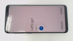Samsung Galaxy S9 SM-G960U (Blue 64GB) T-Mobile CRACKED GLAS/BURN
