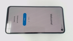 Samsung Galaxy S10e SM-G970U Blue 128GB T-Mobile SCRATCHED FRONT/CRACKED REAR