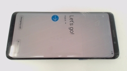 Samsung Galaxy S9 SM-G960U (Blue 64GB) Verizon CRACKED GLAS/BURN