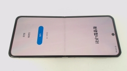 Samsung Galaxy Z Flip3 SM-F711N 256GB U+ CRACKED REAR/CAM/PEELED INNER/BURN