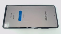 Samsung Galaxy S20 FE 5G SM-G781U Blue 128GB T-Mobile CRACKED GLAS/CAM/BURN