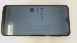 Samsung Galaxy A10e SM-A102U Gray 32GB Metro CRACKED GLAS/BROWN STAINS/WEAR