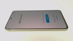 Samsung Galaxy S21 FE SM-G990E/DS (Green 256GB) Unknown Carrier PINK ON REAR