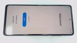 Samsung Galaxy S20 FE 5G SM-G781V (Blue 128GB) Verizon CRACKED GLAS/BURN