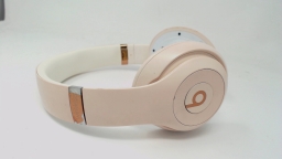 Beats Studio 3 Headphones A1914 Ceramic Powder NO EAR CUPS