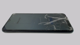 Samsung Galaxy A03s SM-A037U Cellphone (Black 32GB) Boost Mobile CRACKED GLAS