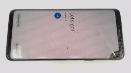 Samsung Galaxy S9+ SM-G965U Purple 64GB T-Mobile BAD BOARD/CRACKED GLAS/LCD