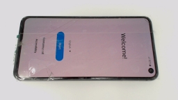 Samsung Galaxy S10e SM-G970U (Gray 256GB) T-Mobile CRACKED GLAS/BURN