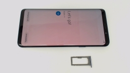 Samsung Galaxy S9+ SM-G965U1 (Blue 64GB) Unlocked Single Sim TRAY/BURN