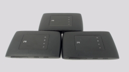 LOT OF 3 - ZTE MF920U 4G LTE Mobile WiFi Hotspot (Black) Locked to Altice