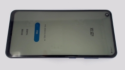Samsung Galaxy A60 SM-A6060 (Blue 64GB) Unknown Carrier CRACKED CAM/TRAY