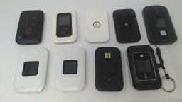 LOT OF 9 - Various Portable Router Mifi Hotspot Mobile Wifi Devices