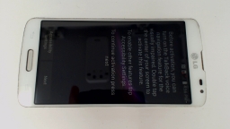 LG Volt LGLS740 (Black 8GB) Virgin Mobile SCRATCHED GLAS/PINK LCD