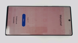 Samsung Galaxy Note 10+ SM-N975U (Black 256GB) Verizon CRACKED REAR/BURN