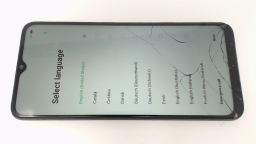 Oppo A15 CPH2185 Cellphone (Blue 32GB) Unknown Carrier Dual Sim CRACKED GLAS