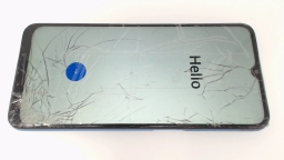 Oppo A16S CPH2271 (Blue 64GB) Unlocked Dual Sim CRACKED GLAS/BROWN STAINS