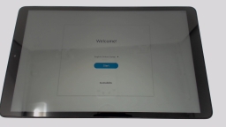 Samsung Galaxy Tab A SM-T510 10.1" (Silver 32GB) Wifi SCRATCHDREAR SPLIT TRIM