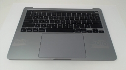 2020 13" Macbook Pro A2338 Space Gray Topcse 661-18432 FADED STICKER SPOTS