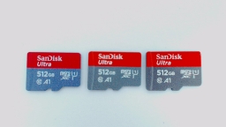 Lot of 3 - 512GB SanDisk Micro SD Memory Card