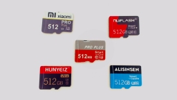 Lot of 5 - 512GB Various Brands Micro SD Memory Cards