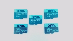 Lot of 5 - 256GB Onn MicroSD Memory Cards
