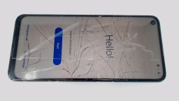 OnePlus Nord N200 5G DE2118 (Blue 64GB) Unlocked CRACKED GLAS/WORN REAR