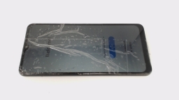 Samsung Galaxy A12 SM-A125U Cellphone (Black 32GB) Metro PCS CRACKED GLAS