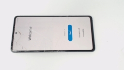 Samsung Galaxy S20 FE 5G SM-G781U (Blue 128GB 6GB) T-Mobile CRACKED GLAS
