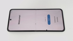 Samsung Galaxy Z Flip3 SM-F711U1 (Gray 256GB 8GB) Unlocked LCD SPOTS