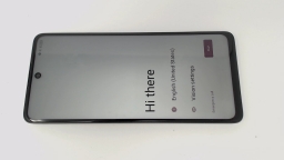 TCL 50 XL T702W Cellphone (Gray 128GB 6GB) MetroPCS NICE GLAS