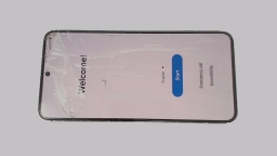 Samsung Galaxy S22 5G SM-S901U (Black 128GB 8GB) T-Mobile CRACKED GLAS CAM