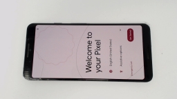 Google Pixel 3 G013A (Black 128GB) Unlocked Single Sim CRACKED + LCD DMG