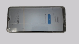 Samsung Galaxy A03s SM-A037U (Black 32GB) Unknown Carrier CRACKED GLAS BROWN