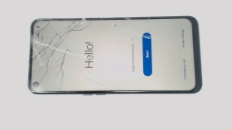 OnePlus Nord N200 5G DE2118 (Blue 64GB 4GB) Unlocked CRACKED GLAS