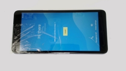 XMobile X55 Cellphone (Purple 16GB) Unlocked Dual Sim CRACKED GLAS