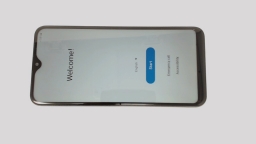 Samsung Galaxy A10E SM-S102DL Cellphone (Gray 32GB) Tracfone WORN REAR