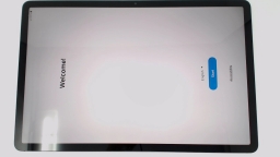 Samsung Galaxy Tab S7 FE 5G SM-T738U 12.4" (Black 64GB) Verizon CRACKED BROWN