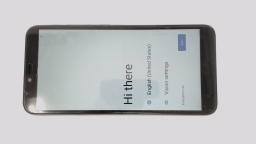Foxx A56 Cellphone (Black 16GB 2GB) Unknown Carrier CRACKED GLAS