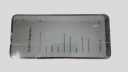 Realme 7 RMX2151 Cellphone (Blue 128GB 8GB) Unknown Carrier CRACKED GLAS PEEL