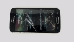 Samsung Galaxy Avant SM-G386T1 (Black 16GB 2GB) MetroPCS CRACKED GLAS