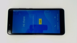 Maxwest 55A Cellphone (Black 16GB 2GB) GSM Unlocked DualSIM BLUE SPOTS