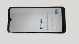X-Mobile X63 Cellphone (Blue 32GB) Unknown Carrier WHITE SPOTS