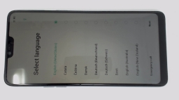 Oppo F7 CPH1819 Cellphone (Blue 64GB 4GB) Unknown Carrier DualSIM BROWN LCD