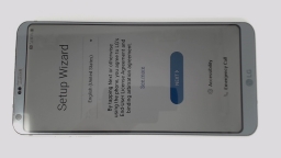 LG G6 VS988 Cellphone (Gray 32GB) Verizon BROWN LCD CRACKED REAR
