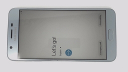 Samsung Galaxy J7 Star SM-J737T (Blue 32GB 2GB) T-Mobile BROWNLCD CRACKED CAM