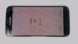 Samsung Galaxy S7 SM-G930V Cellphone (Black 32GB 4GB) Verizon CRACKED BURN IN
