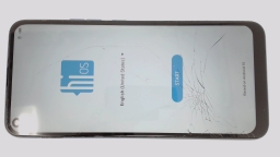 Tecno Spark 5 Pro KD7 Cellphone (Blue 128GB 4GB) Unknown Carrier CRACKED GLAS